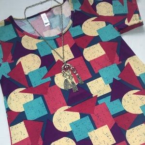 LuLaRoe Geometric Shapes Classic T